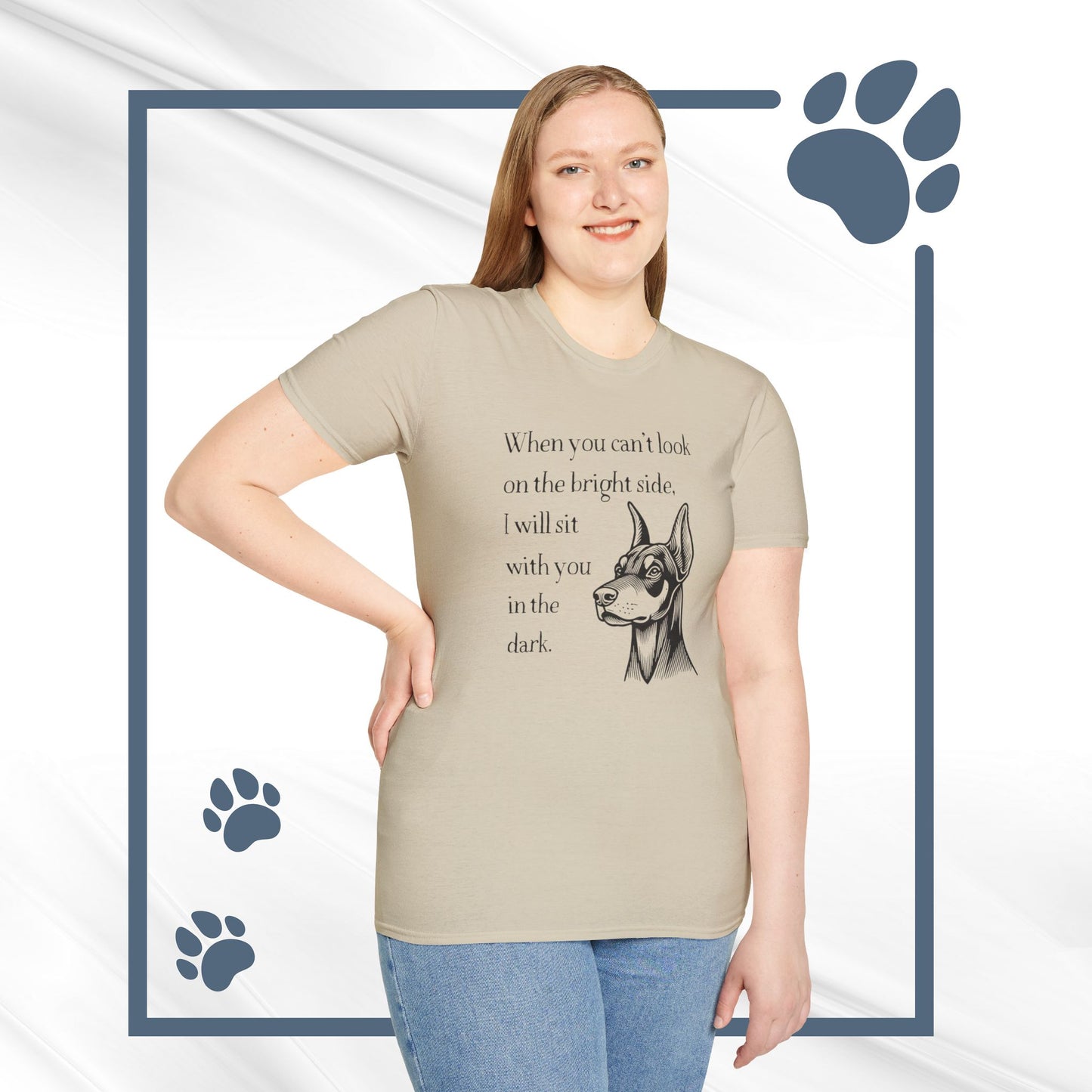 Doberman Quote Softstyle T-Shirt