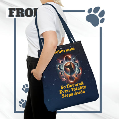 Cosmic Doberman All Over Printed Tote Bag