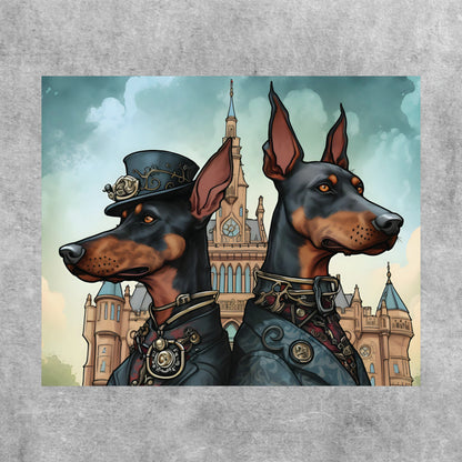 Steampunk DoberDuo