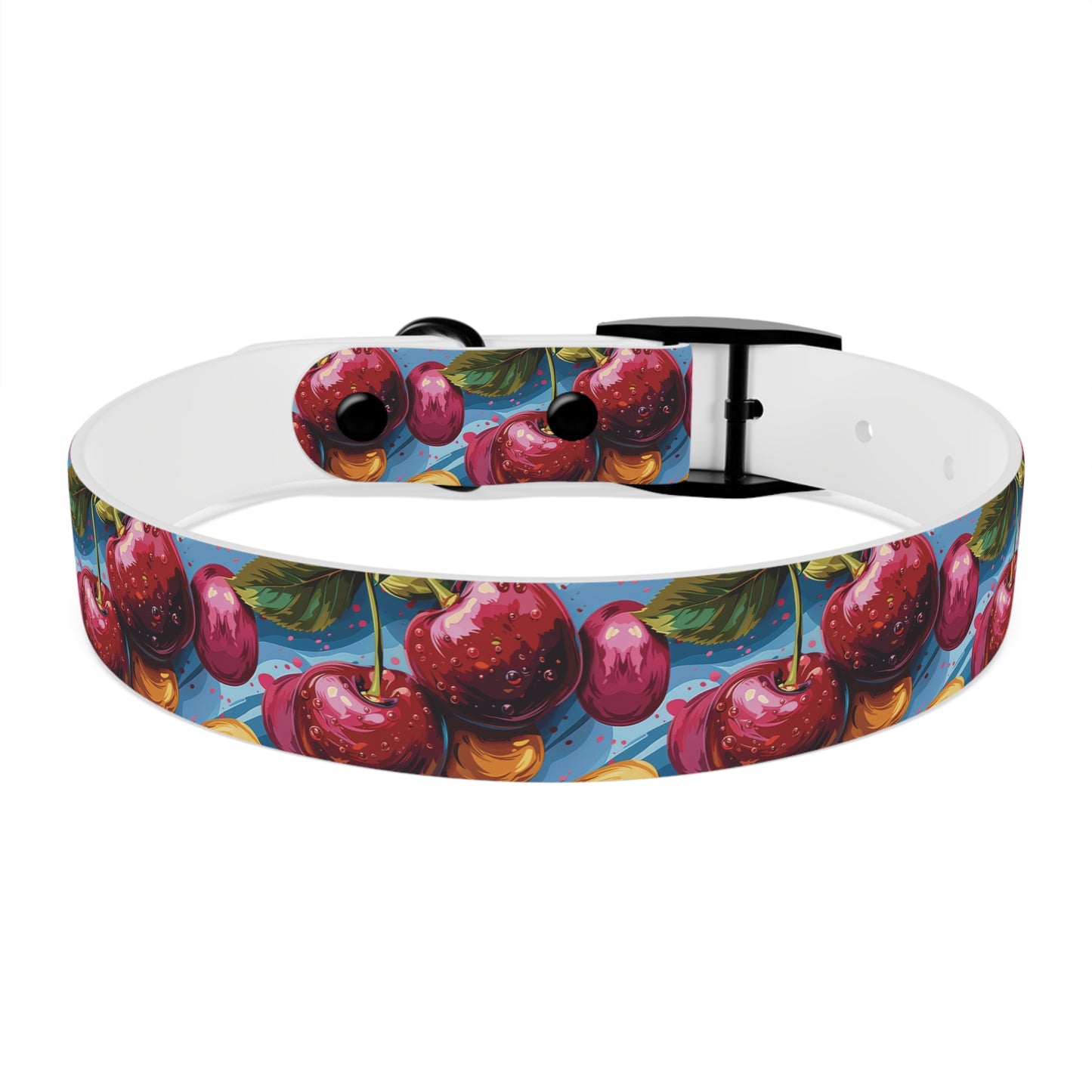 Cherries Pattern Dog Collar