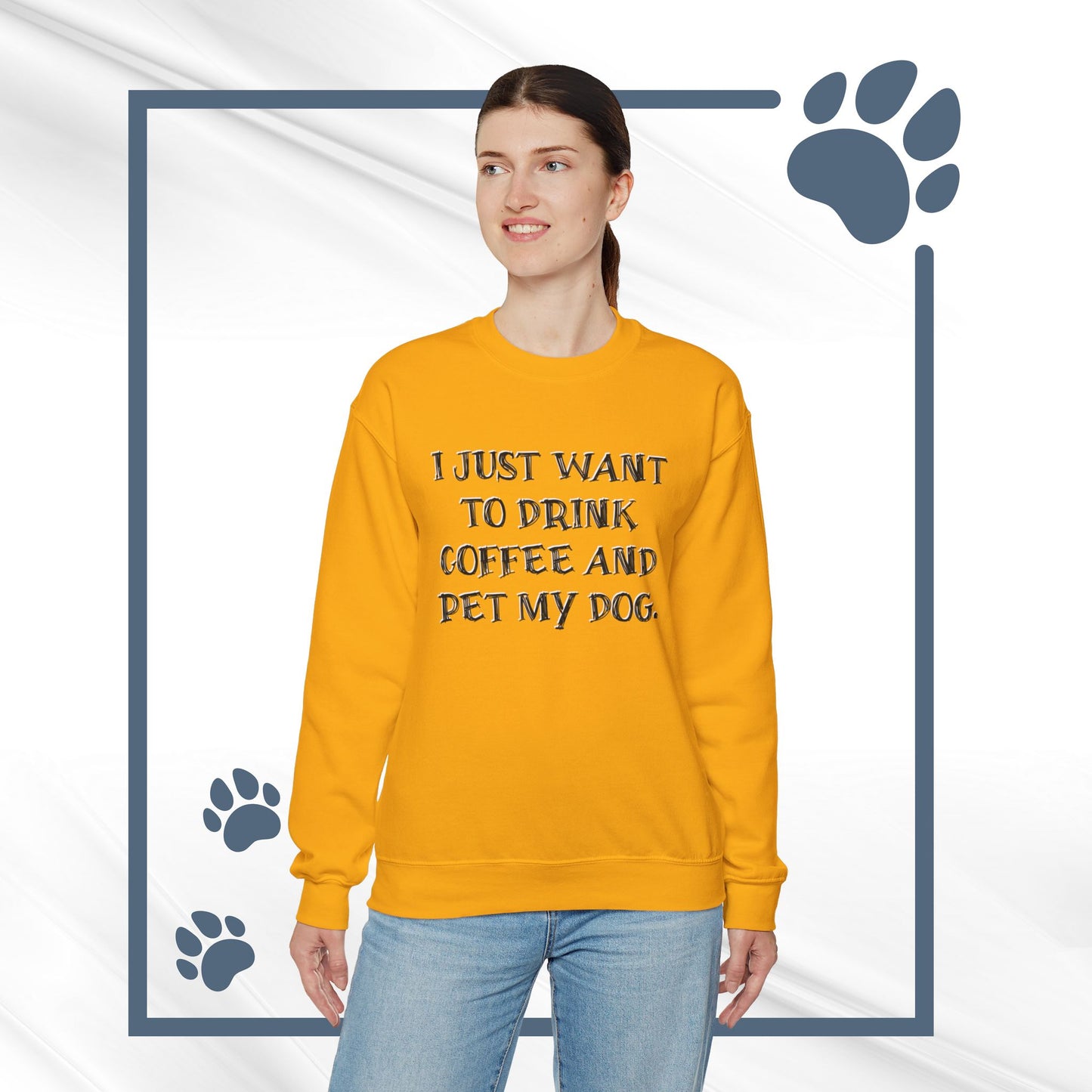 Coffee & Canines Crewneck Sweatshirt