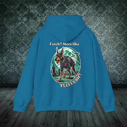 Halloween Doberman Zombie Hoodie