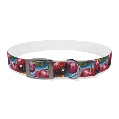 Cherries Pattern Dog Collar