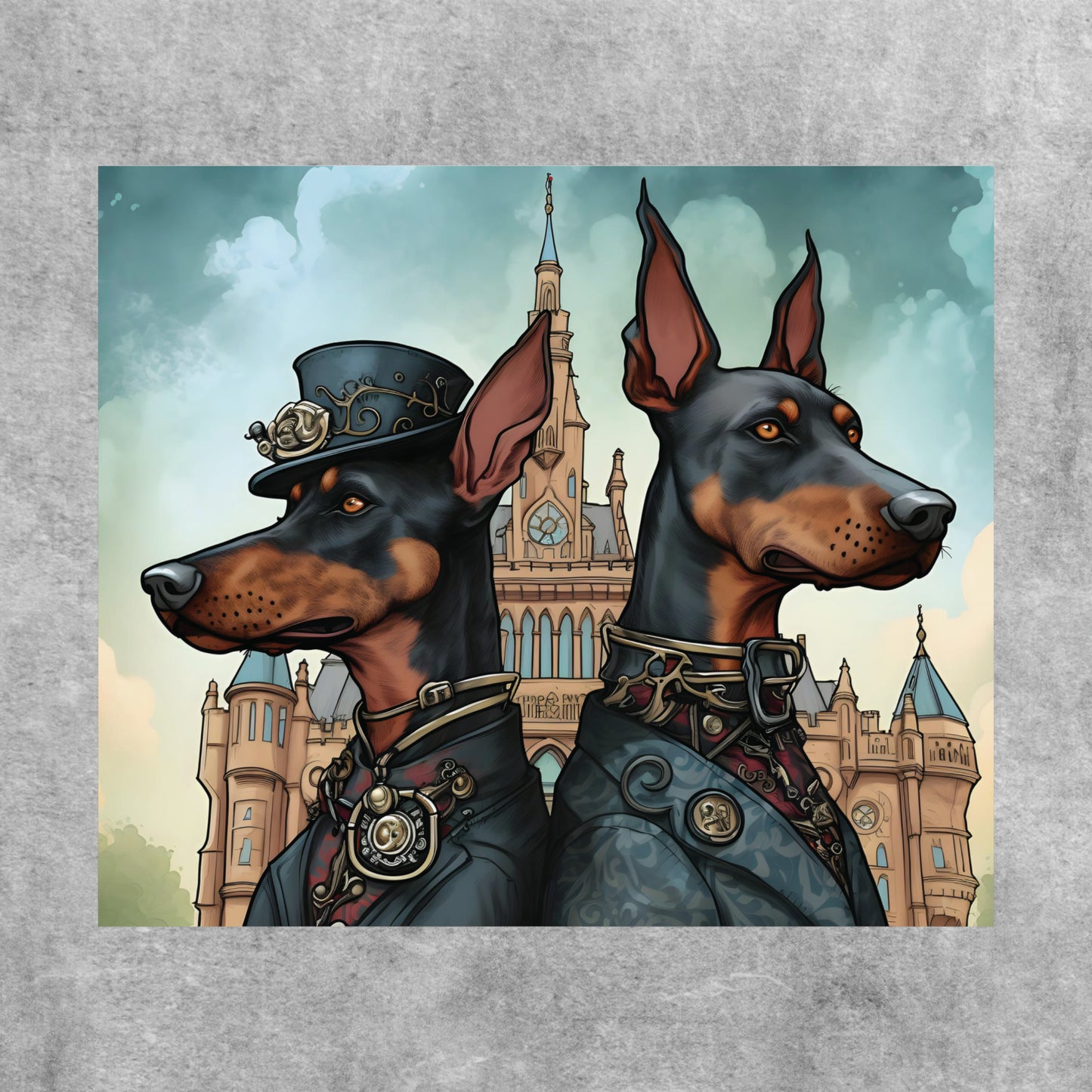 Steampunk DoberDuo