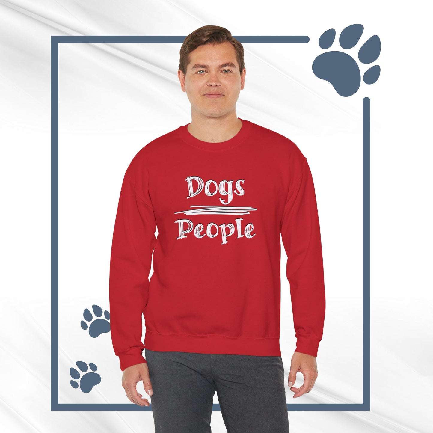 Dogs Over People Crewneck Sweatshirt