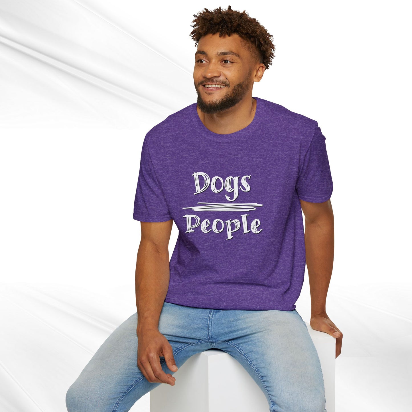 Dog Lover Unisex Tee "Dogs Over People"