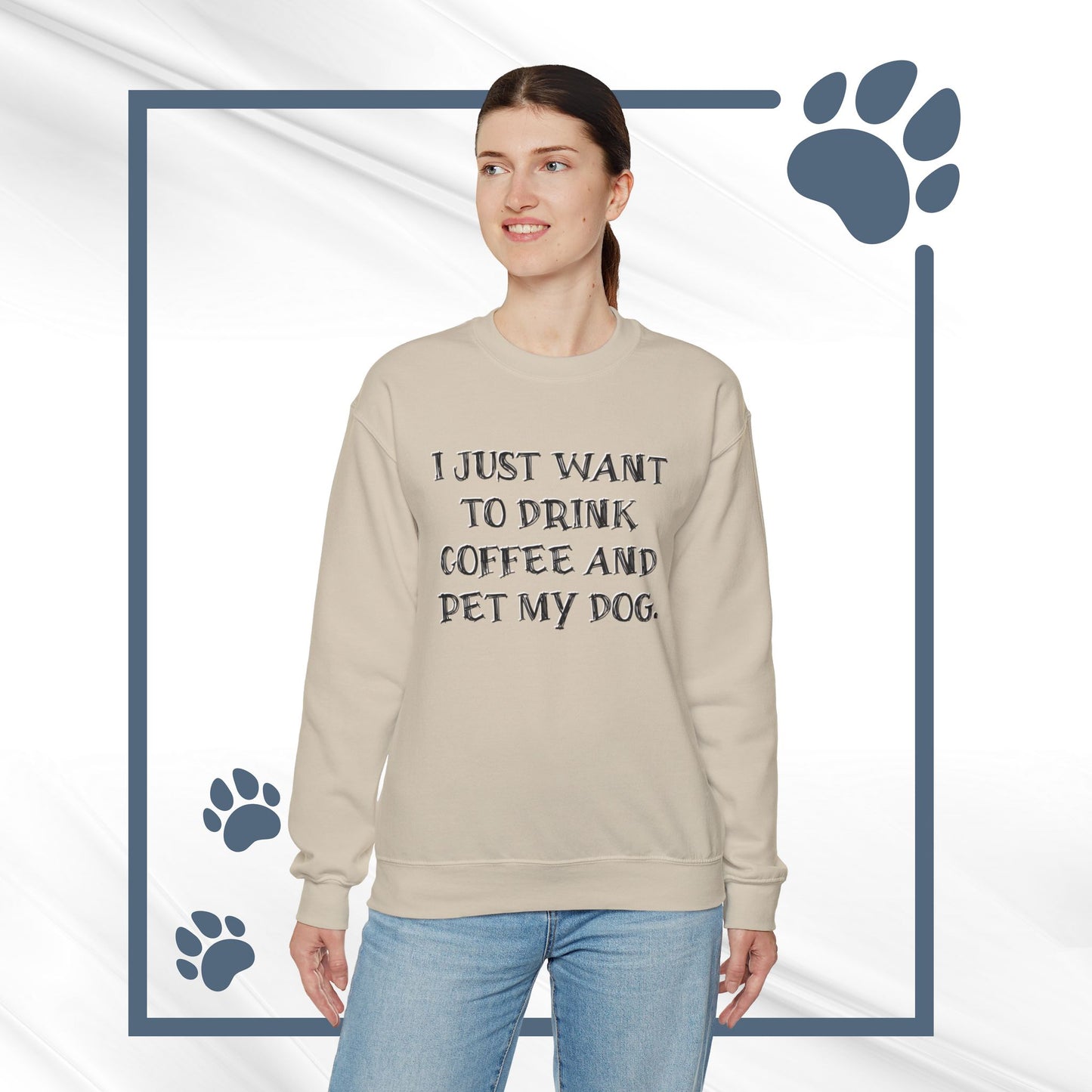 Coffee & Canines Crewneck Sweatshirt