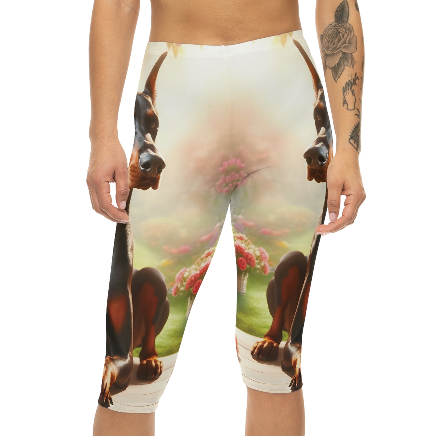 Garden Dobie Capri Leggings