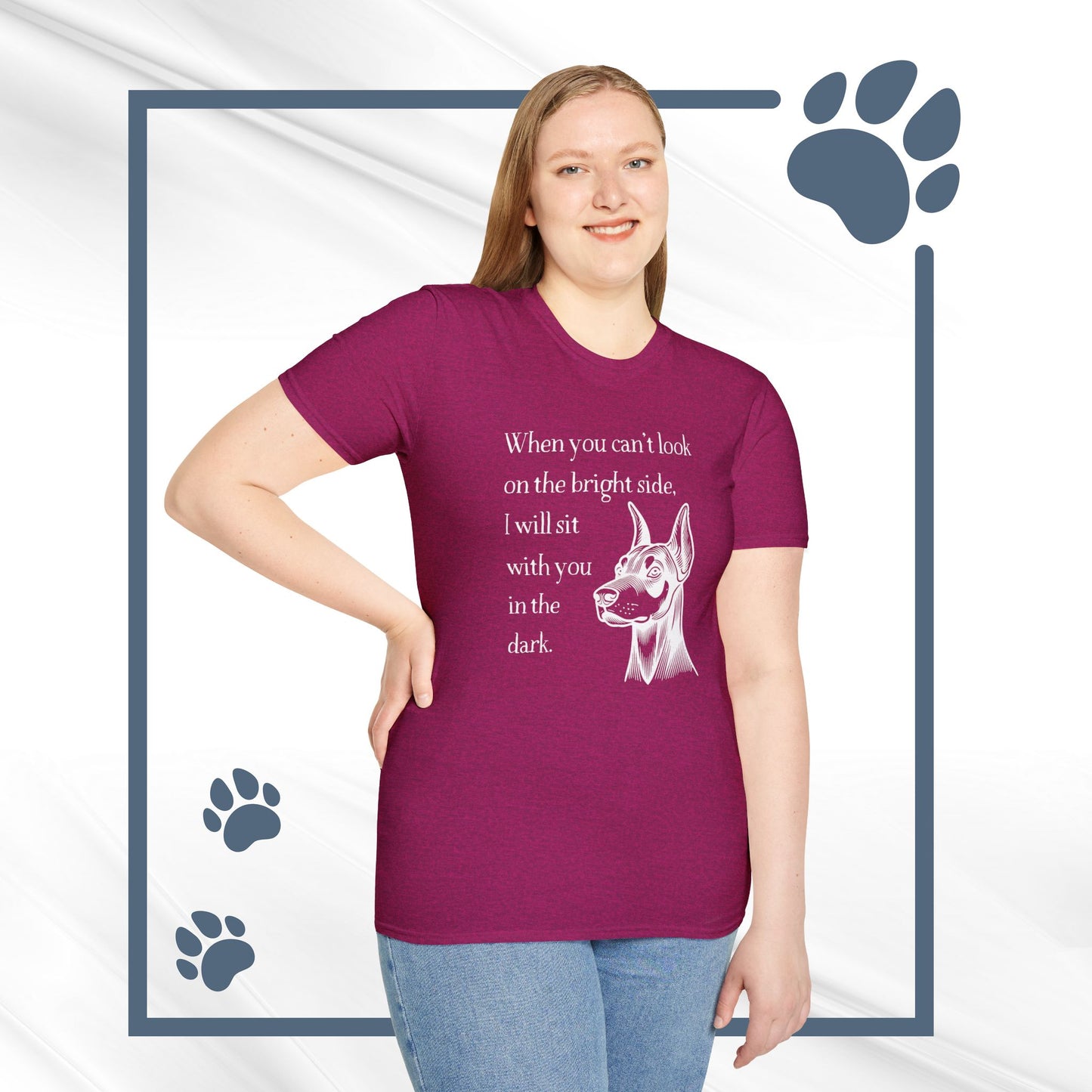 Doberman Quote Softstyle T-Shirt