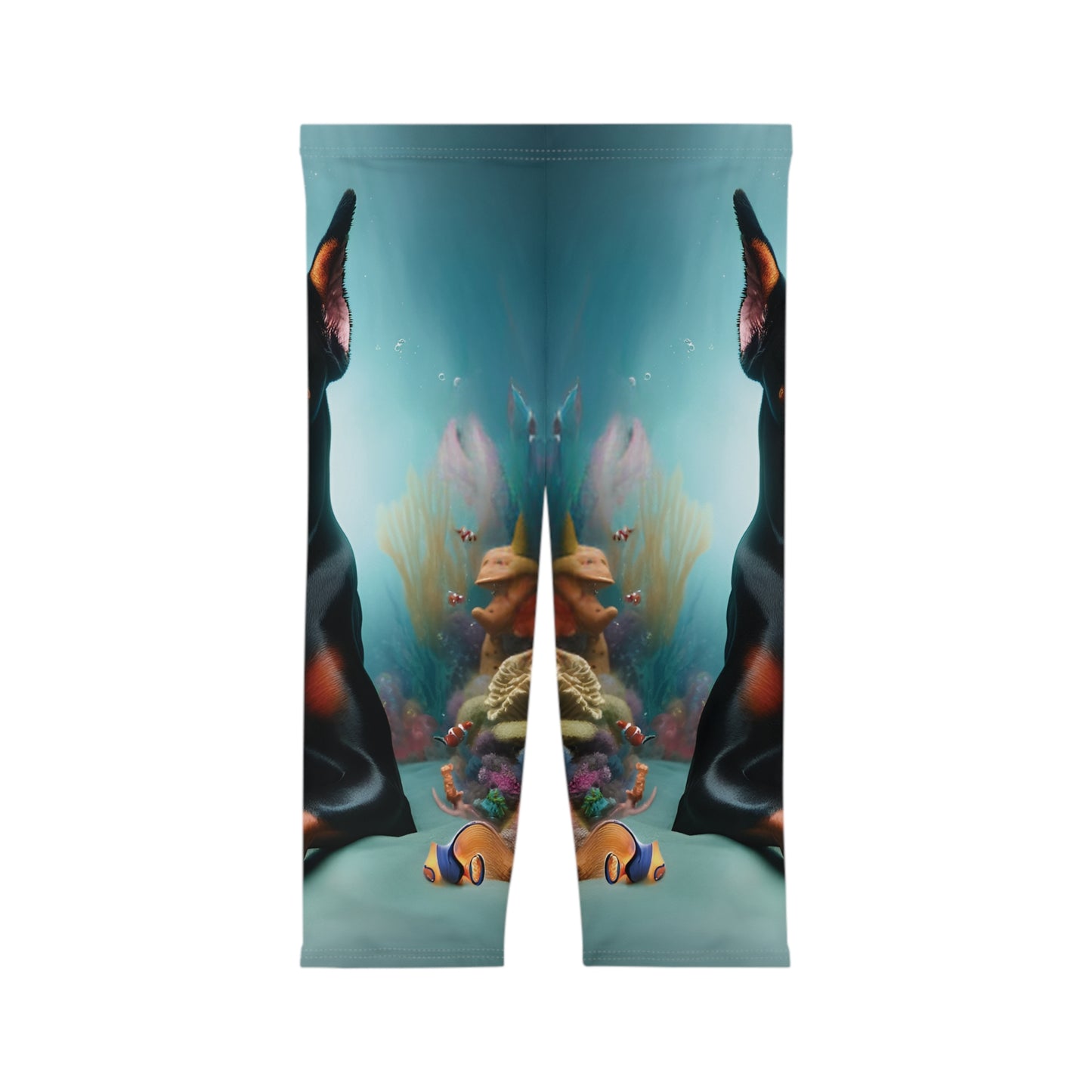 Underwater Dobie Capri Leggings