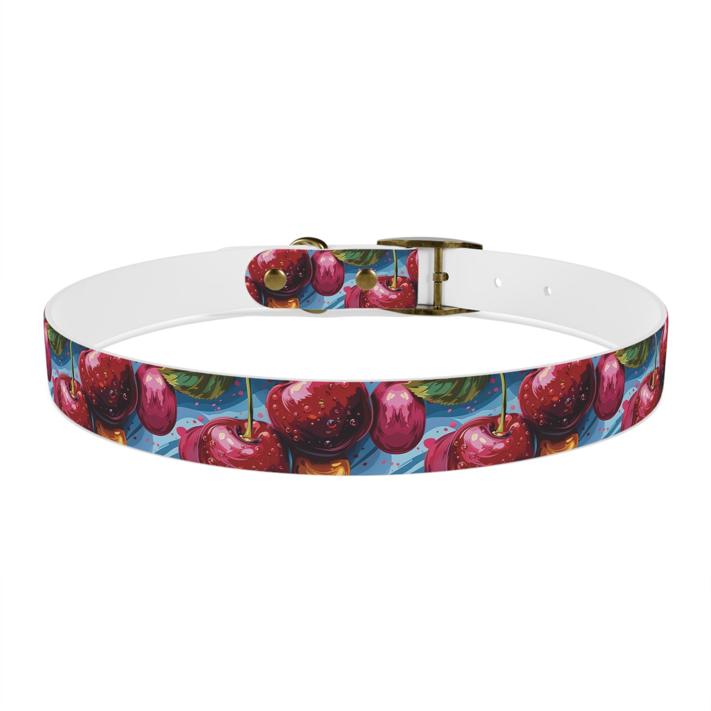 Cherries Pattern Dog Collar