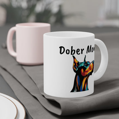 'Dober Mom' Coffee Mug