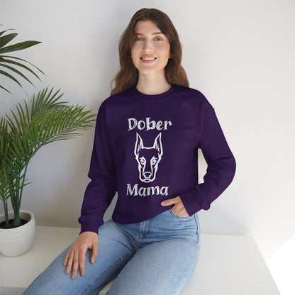 Proud Dober Mom Crewneck Sweatshirt