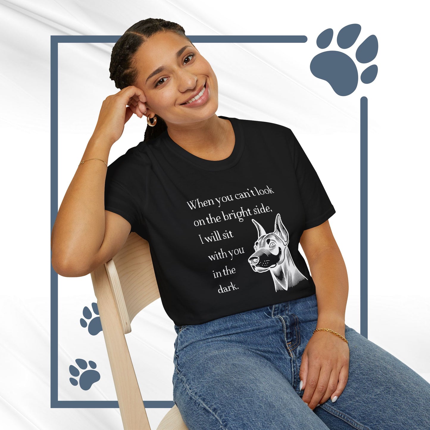 Doberman Quote Softstyle T-Shirt