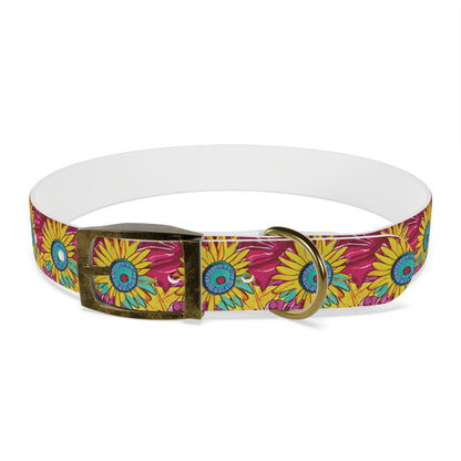 Daisies Pattern Dog Collar