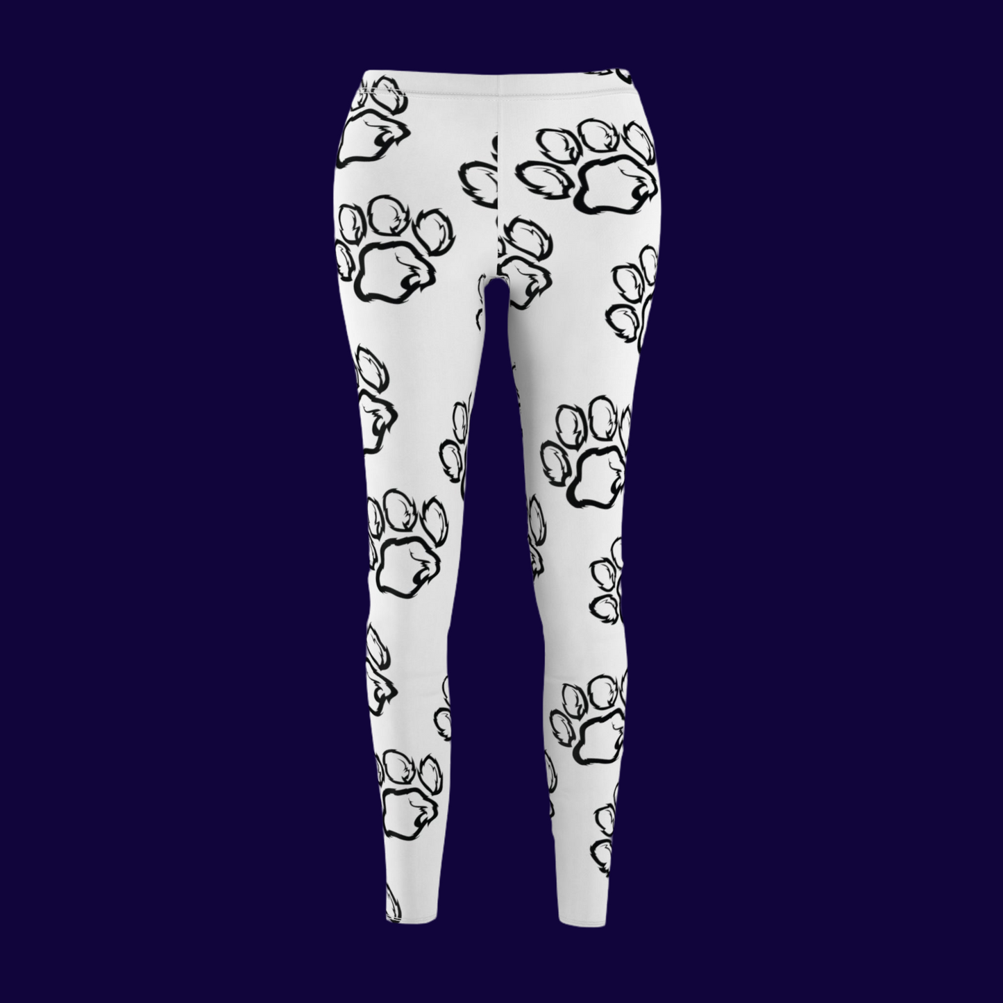 Monochrome Paws Galore leggings