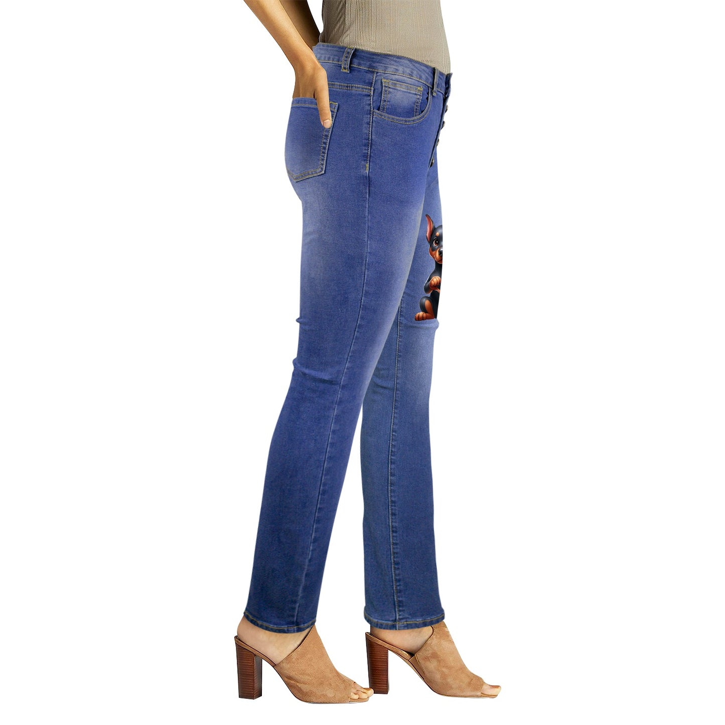 Doberman Pinscher Women's Jeans