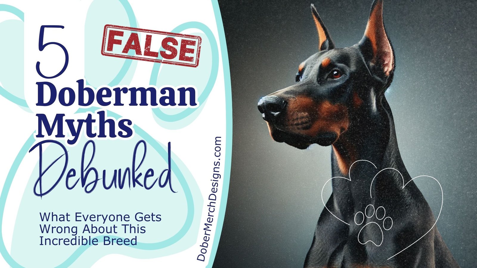 You are currently viewing Debunking Common Myths About Dobermans: The Truth Behind These Loyal Companions