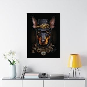 steampunk doberman