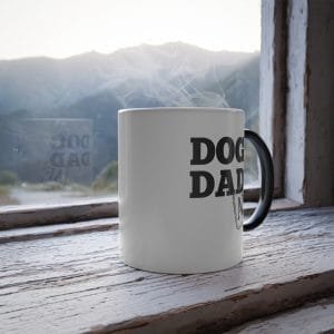 dog dad af color changing mug