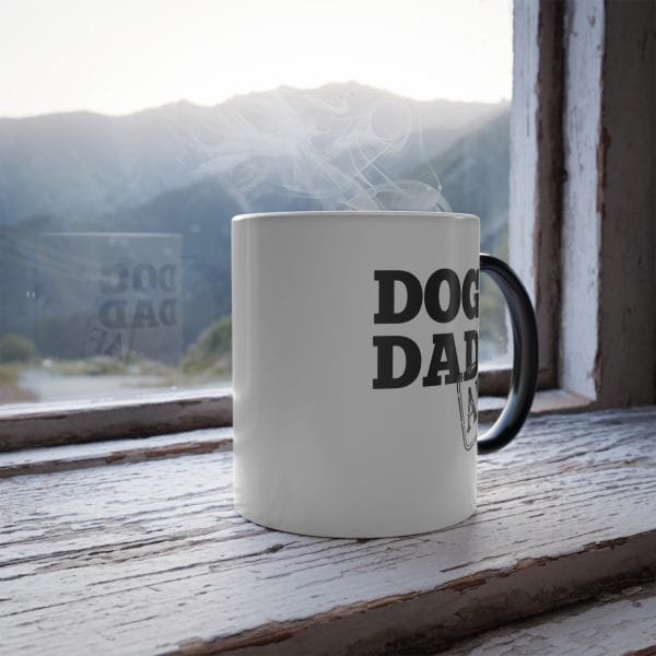 dog dad af color changing mug