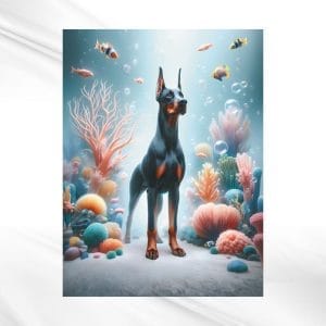 doberman reef reverie poster