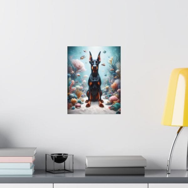 doberman marine majesty poster