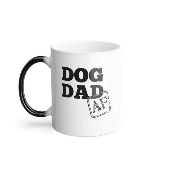 dog dad af color changing mug