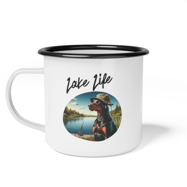 Lake Life Enamel Camp Cup