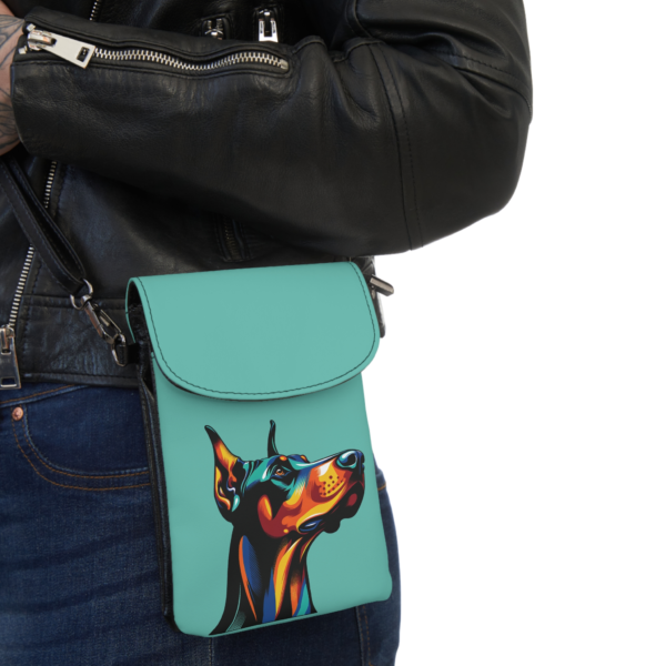 Pop Art Doberman Phone Wallet - Modern Art Collection - Image 3