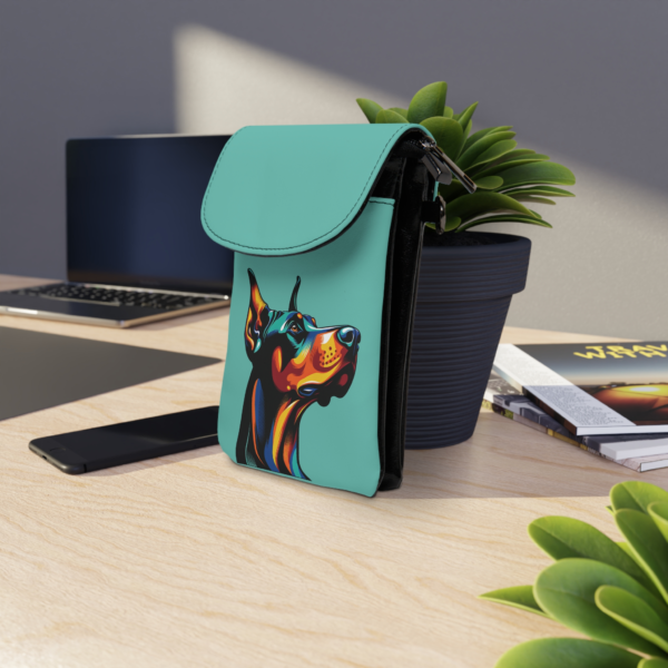 Pop Art Doberman Phone Wallet - Modern Art Collection