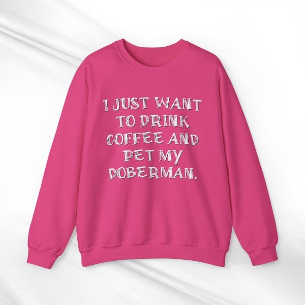 Coffee & Dobermans Crewneck Sweatshirt - Image 7