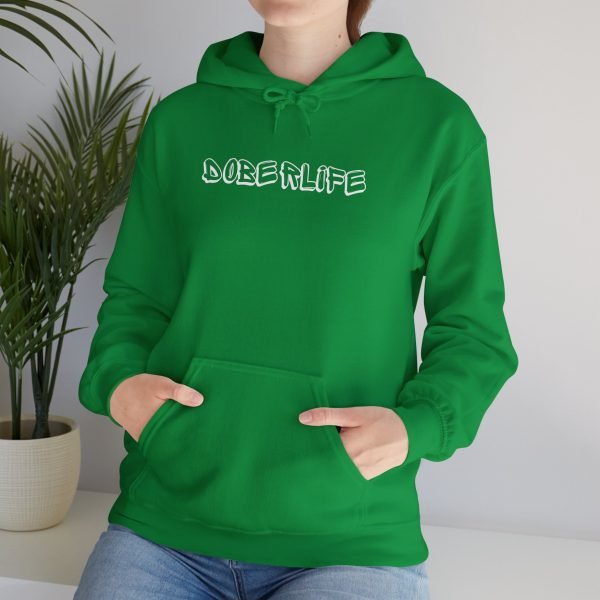 "DobeLife" Pullover Hoodie – Whimsical & Trendy Graphic Streetwear for Dog Lovers - Image 10