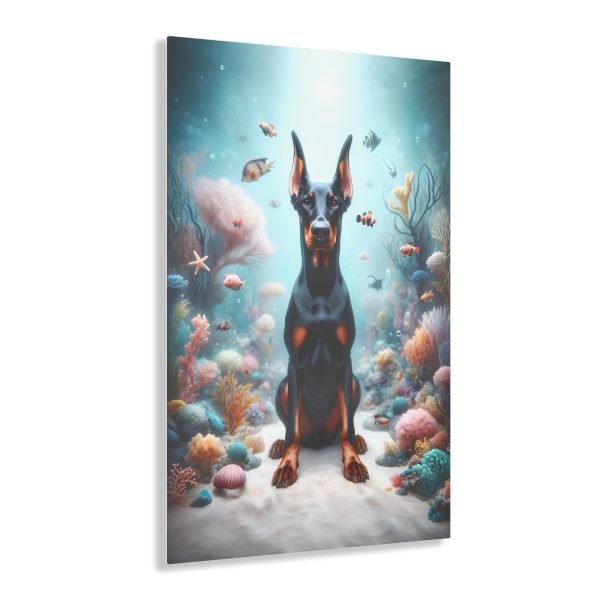 Acrylic Print - Doberman Marine Majesty - Image 2