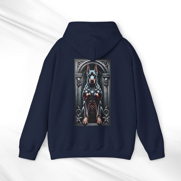 "Guardian of the House" Gothic Doberman Hoodie – Bold Streetwear for Dog Lovers - Image 8