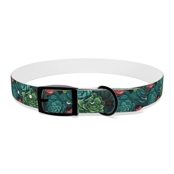 Personalized Pet Dog Collar Succulent Oasis for your Doberman - Image 13