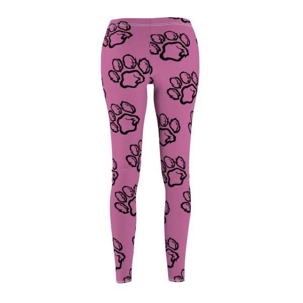 Pink Paw Print Passion Leggings - Image 2