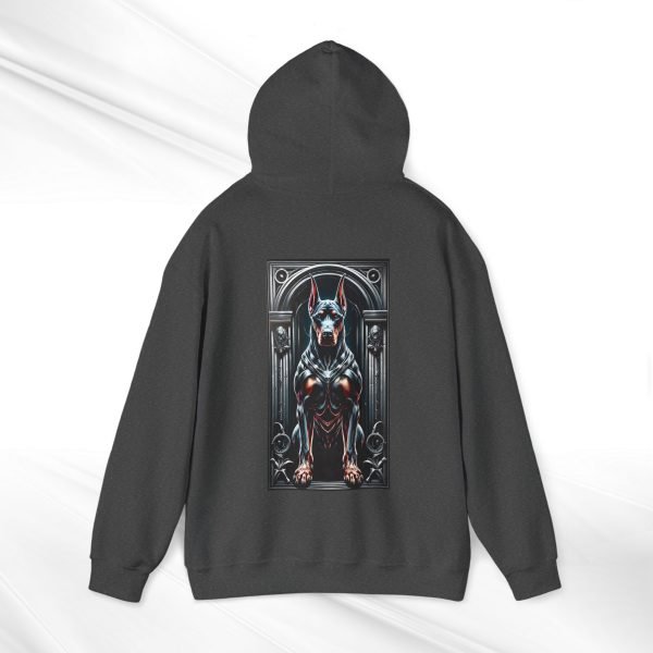 "Guardian of the House" Gothic Doberman Hoodie – Bold Streetwear for Dog Lovers - Image 4