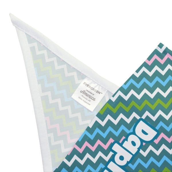 personalized zig zag pet bandana