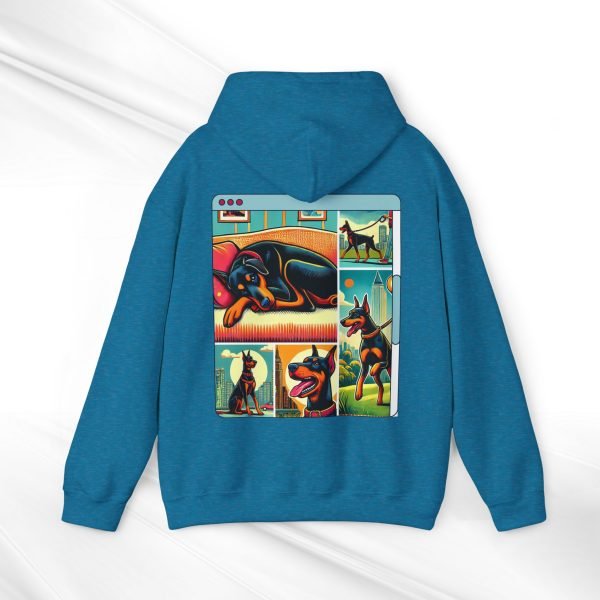 "DobeLife" Pullover Hoodie – Whimsical & Trendy Graphic Streetwear for Dog Lovers - Image 15