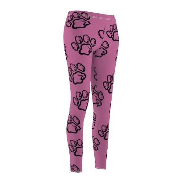 Pink Paw Print Passion Leggings - Image 3