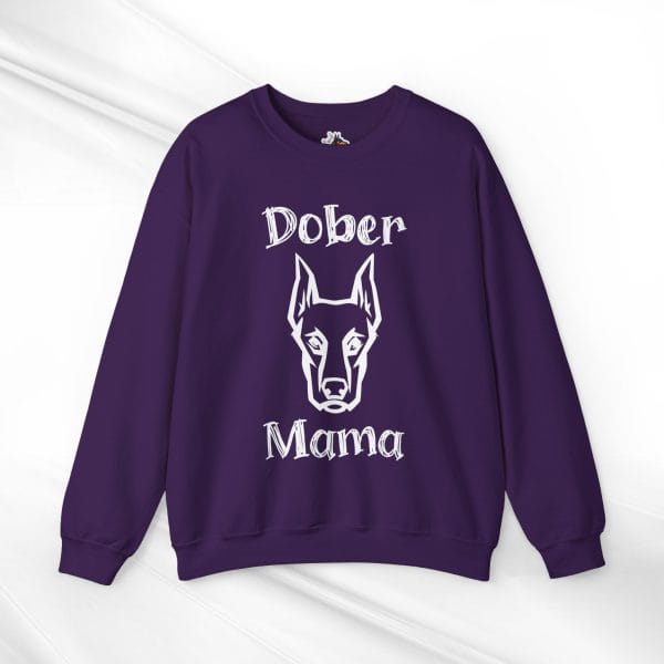 Proud Dober Mom Crewneck Sweatshirt - Image 7