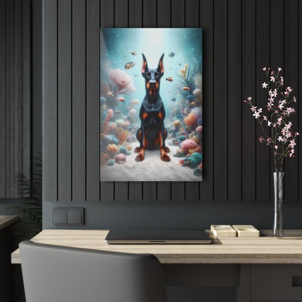 Acrylic Print - Doberman Marine Majesty