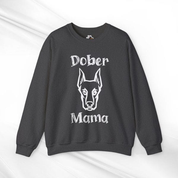 Proud Dober Mom Crewneck Sweatshirt - Image 6