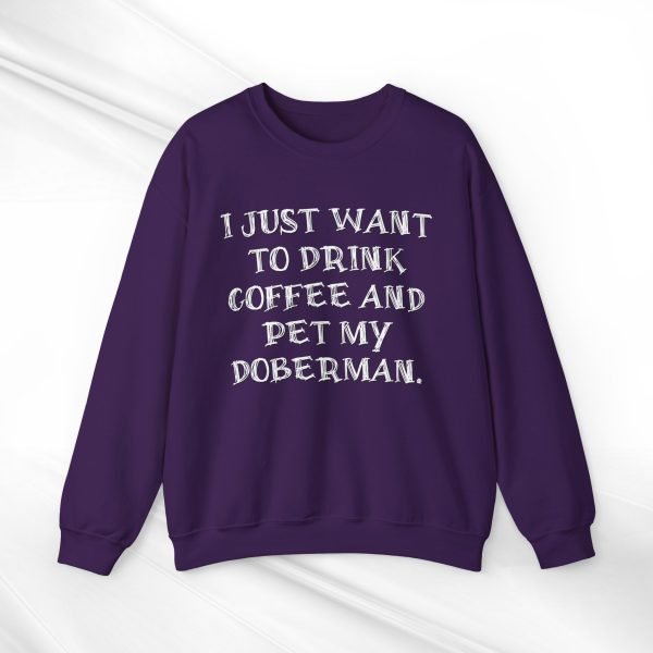 Coffee & Dobermans Crewneck Sweatshirt - Image 6