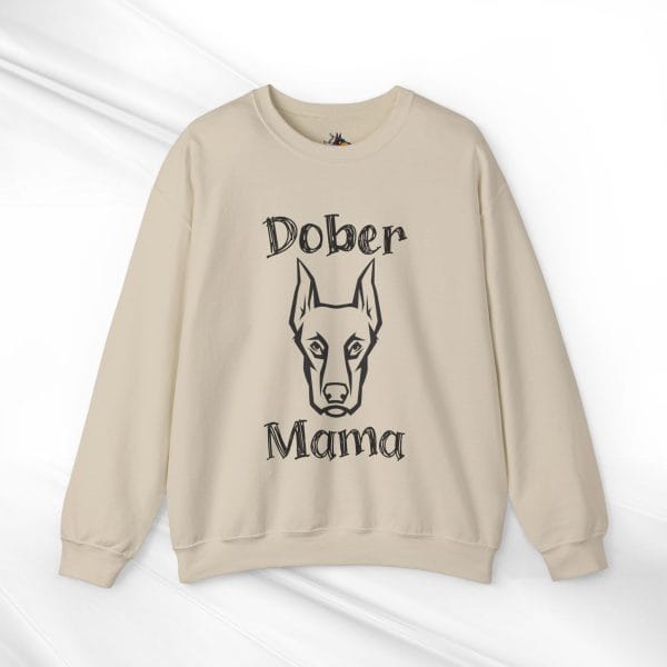 Proud Dober Mom Crewneck Sweatshirt - Image 4