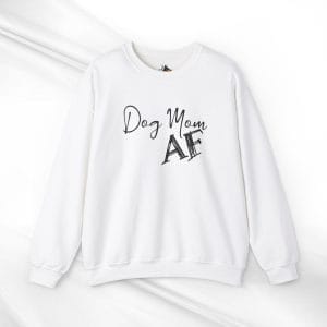 dog mom af crewneck sweatshirt