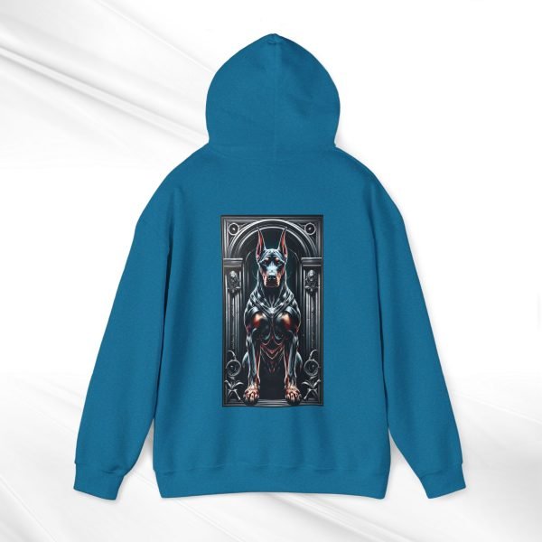 "Guardian of the House" Gothic Doberman Hoodie – Bold Streetwear for Dog Lovers - Image 3