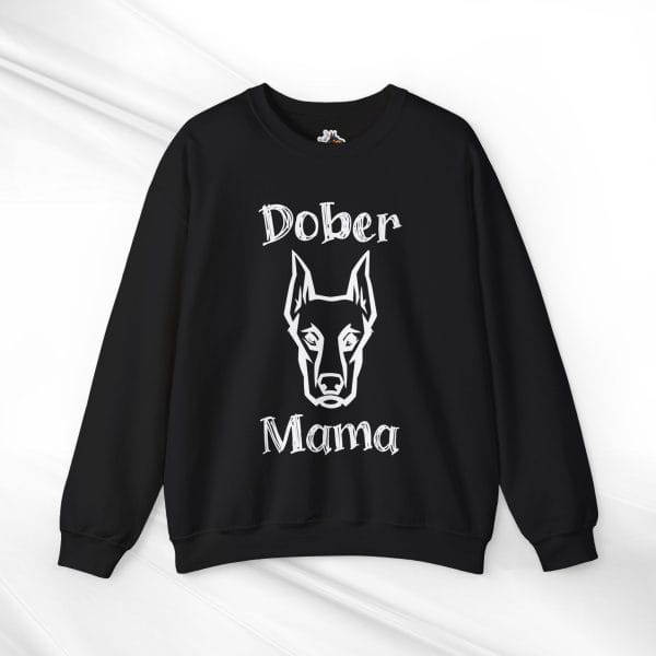 Proud Dober Mom Crewneck Sweatshirt - Image 3