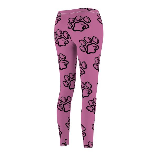 Pink Paw Print Passion Leggings - Image 4